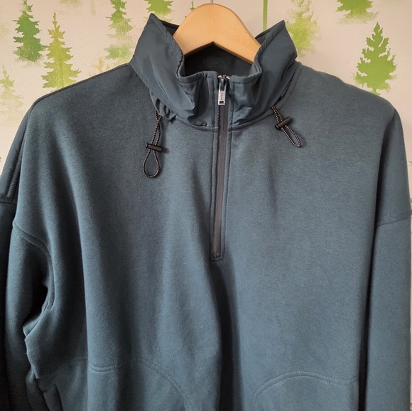 Bass Outdoor Convertible Hoodie Pullover Half-Zip Sweater - Picture 4 of 11